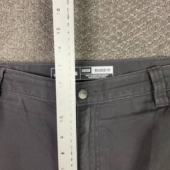 Carhartt Rugged Flex Relaxed Fit Canvas Work Pants Men's 38 x 30 Fits 39x29 Gray - Picture 13 of 16